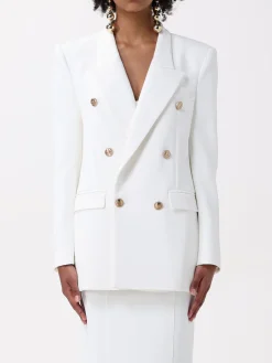 Blazer doppiopetto Elisabetta Franchi in crêpe