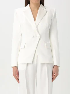 Blazer doppiopetto Elisabetta Franchi in crêpe