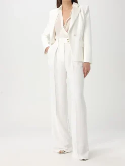 Blazer doppiopetto Elisabetta Franchi in crêpe