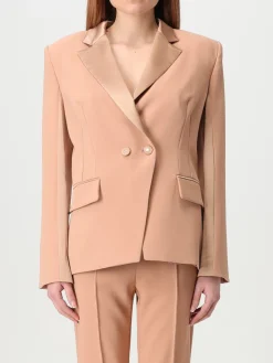 Blazer doppiopetto Elisabetta Franchi in crêpe