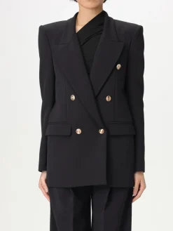 Blazer doppiopetto Elisabetta Franchi in crêpe
