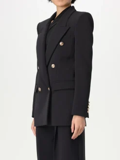 Blazer doppiopetto Elisabetta Franchi in crêpe