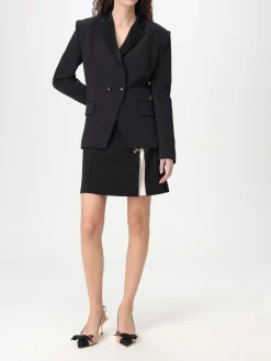 Blazer doppiopetto Elisabetta Franchi in crêpe