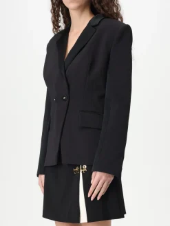 Blazer doppiopetto Elisabetta Franchi in crêpe