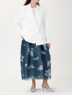 Blazer doppiopetto Emporio Armani in misto viscosain