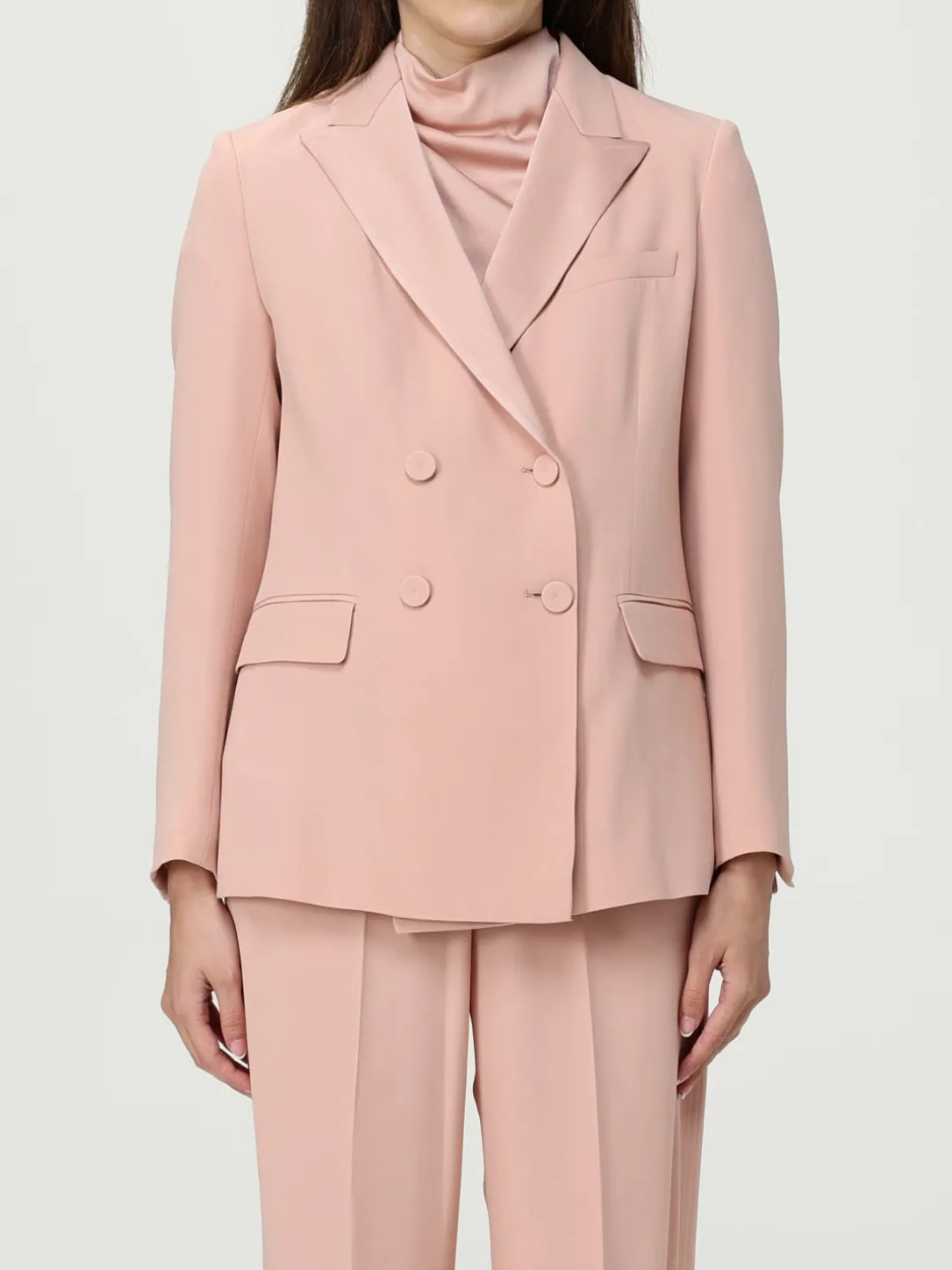 Blazer doppiopetto Fabiana Filippi in crêpe