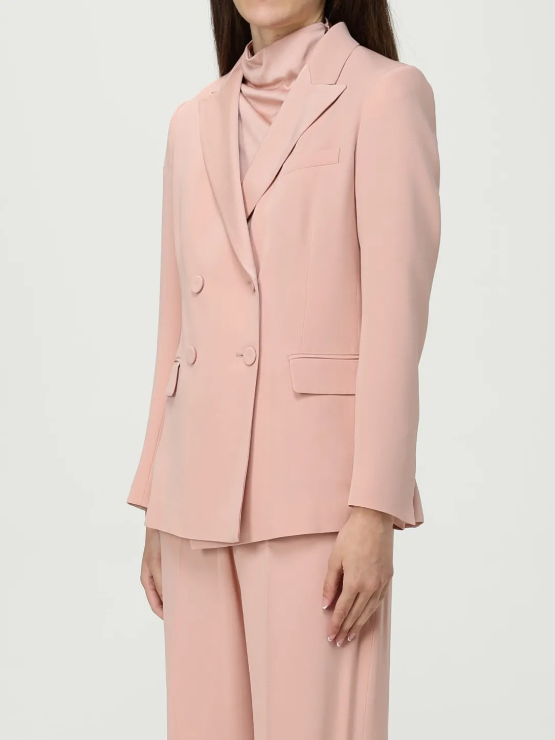 Blazer doppiopetto Fabiana Filippi in crêpe