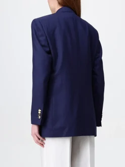 Blazer doppiopetto Lardini in lana e seta