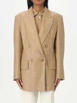 Blazer doppiopetto Max Mara in misto lino