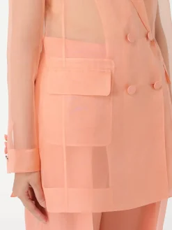 Blazer doppiopetto Max Mara in organza di seta