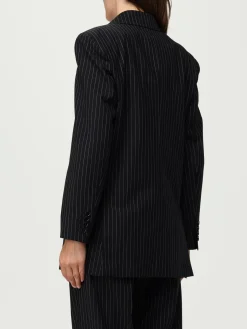 Blazer doppiopetto Max Mara in lana gessata
