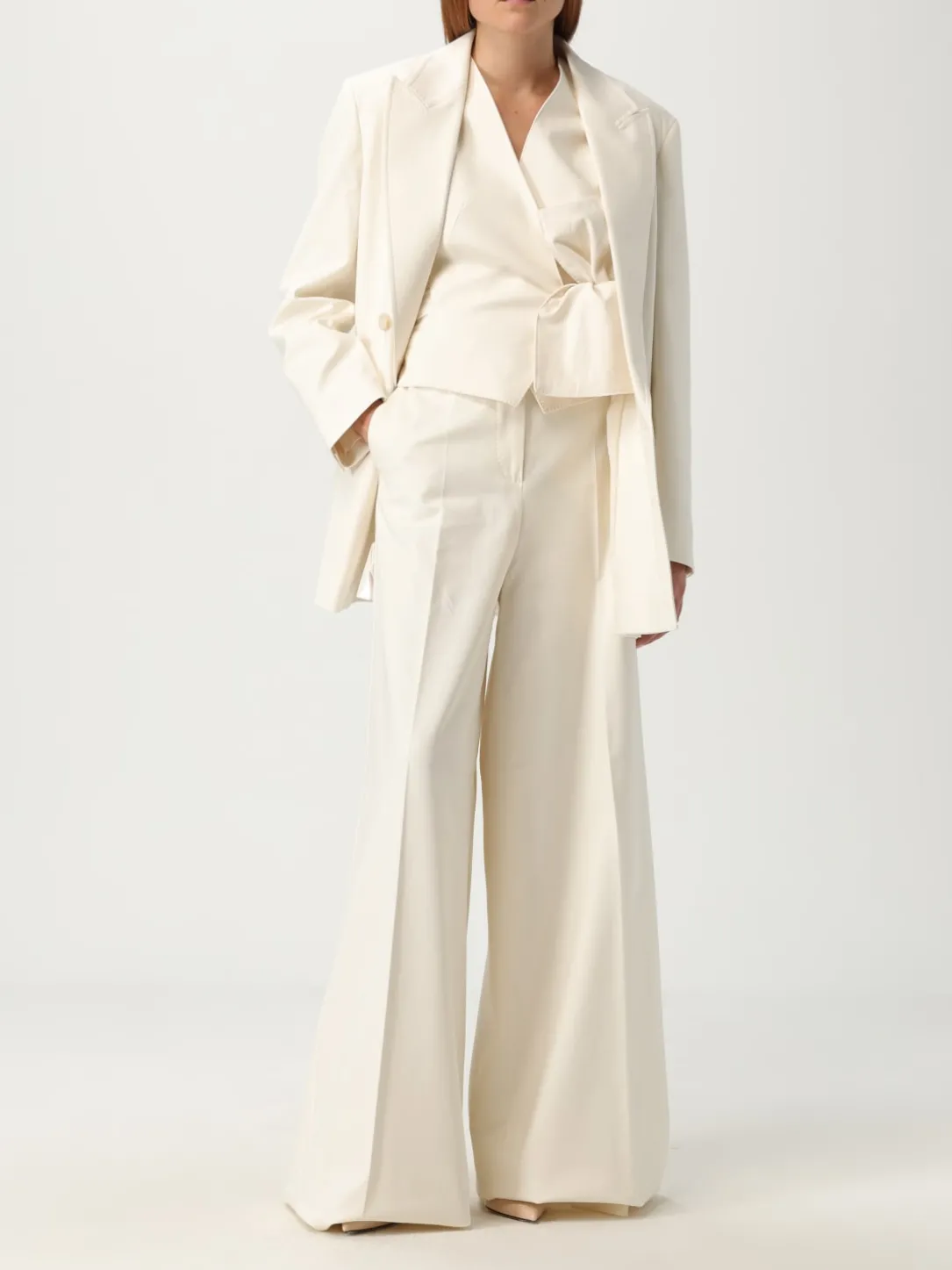 Blazer doppiopetto Max Mara in cotone stretch