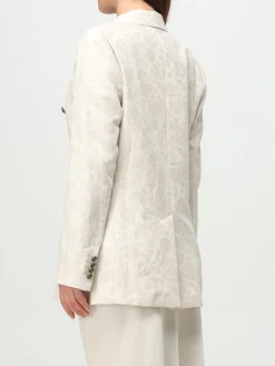 Blazer doppiopetto Peuterey in cotone e lino