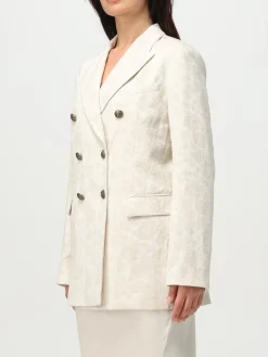 Blazer doppiopetto Peuterey in cotone e lino