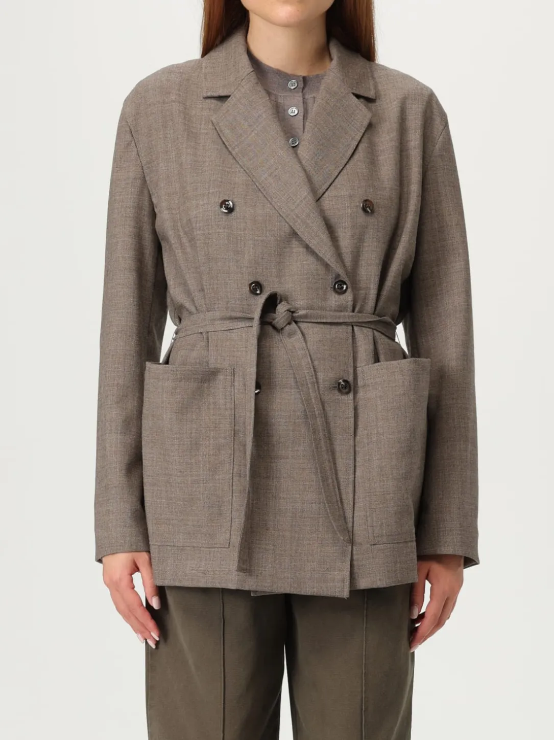 Blazer doppiopetto Soeur in lana vergine