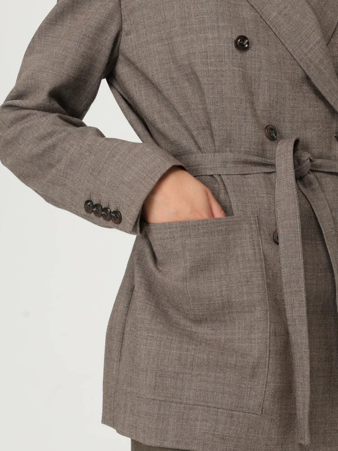 Blazer doppiopetto Soeur in lana vergine