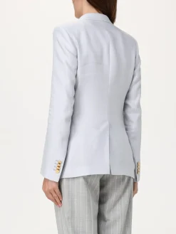 Blazer doppiopetto Tagliatore in misto lino