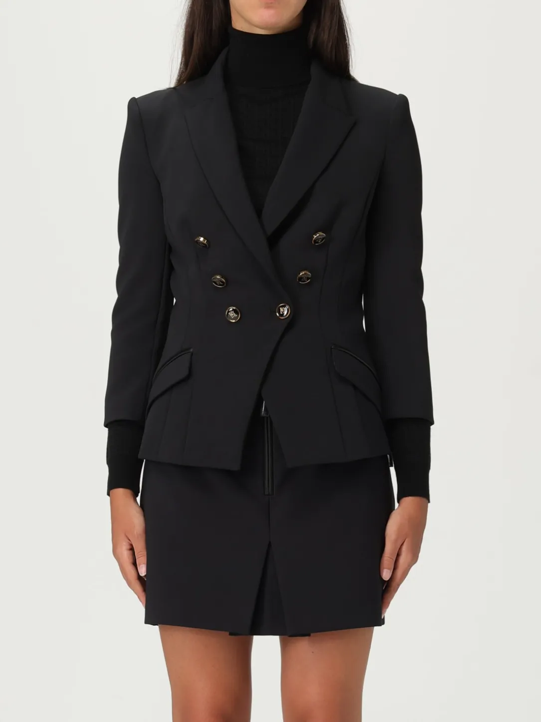 Blazer Elisabetta Franchi in crêpe stretch