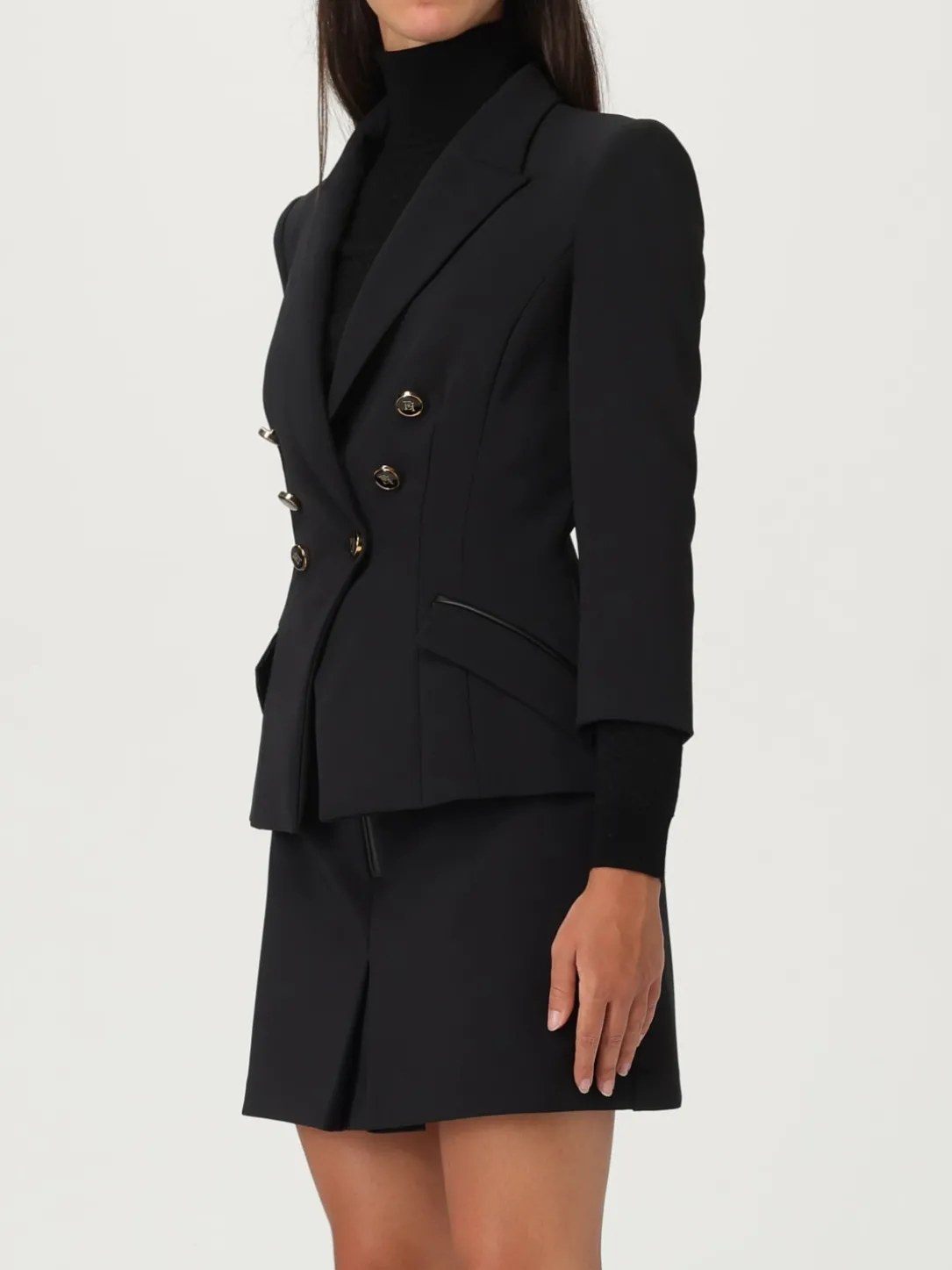 Blazer Elisabetta Franchi in crêpe stretch