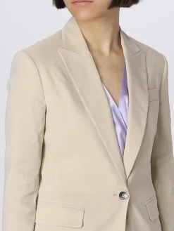 Blazer Equilibrato Pinko in misto lino