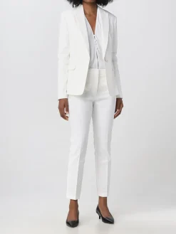 Blazer Equilibrato Pinko in misto lino