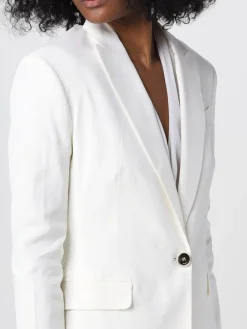 Blazer Equilibrato Pinko in misto lino