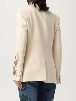 Blazer Etro in fresco lana con ricami