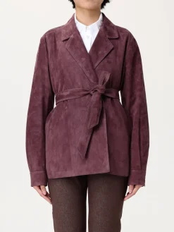 Blazer Max Mara in pelle scamosciata