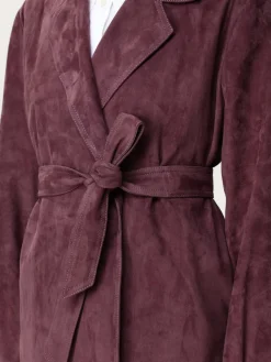 Blazer Max Mara in pelle scamosciata