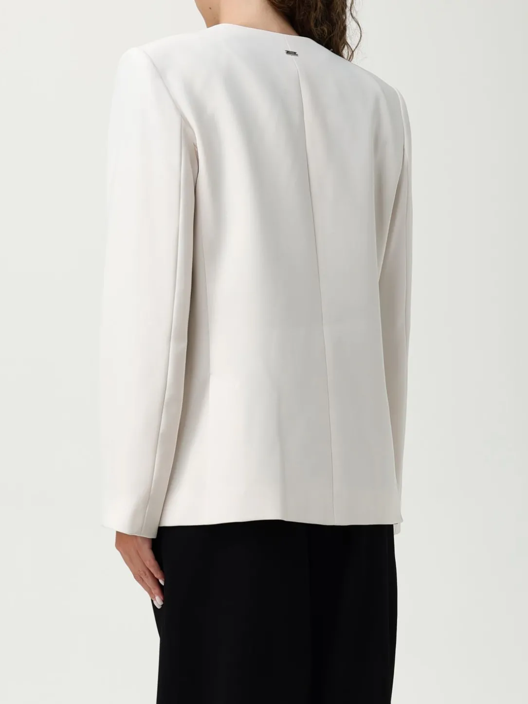 Blazer monopetto Armani Exchange in crêpe