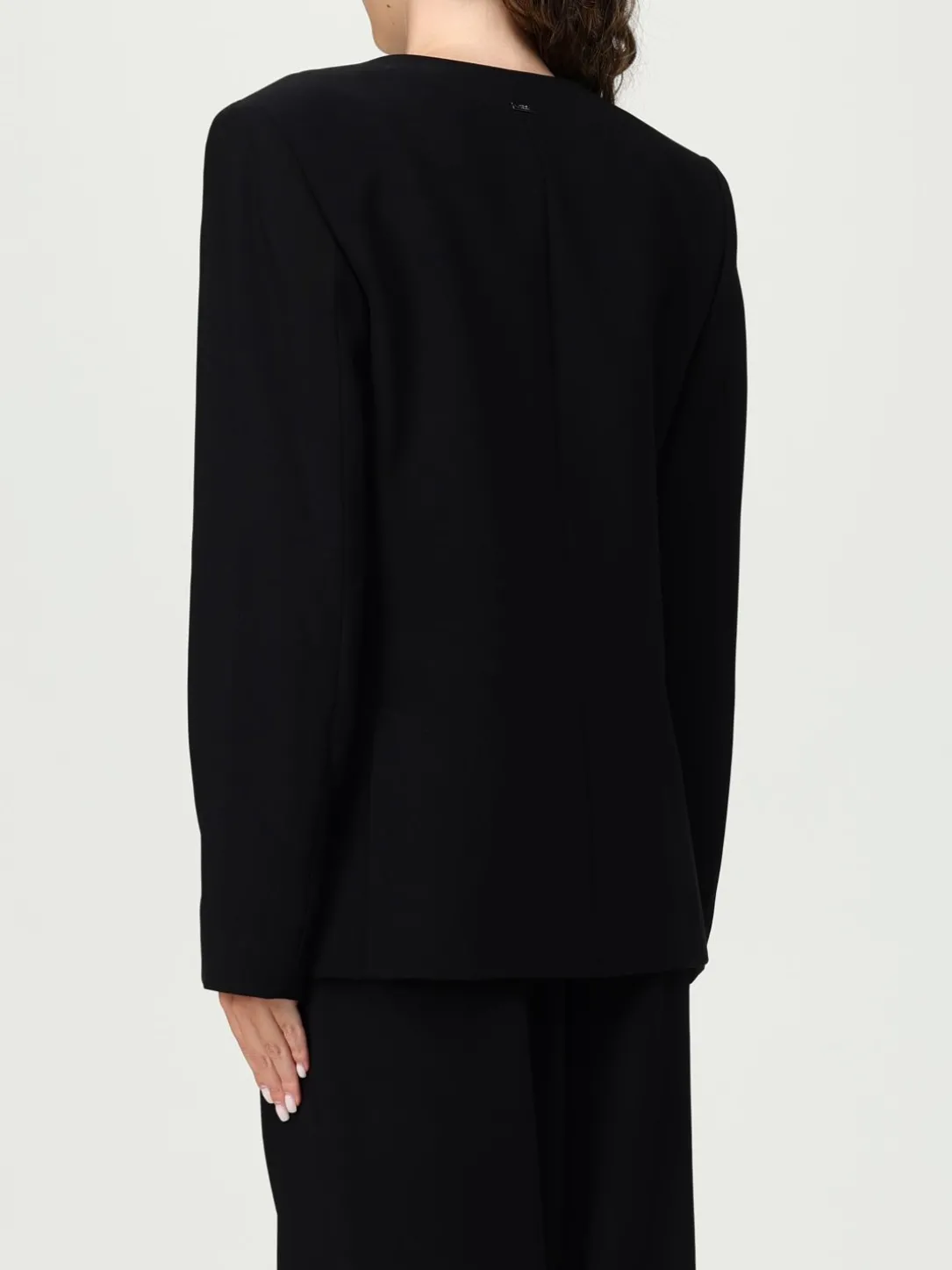 Blazer monopetto Armani Exchange in crêpe