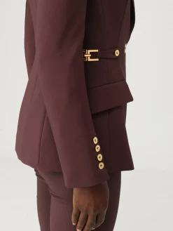 Blazer monopetto Elisabetta Franchi in crêpe