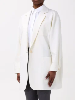 Blazer over Max Mara in lana