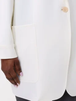 Blazer over Max Mara in lana