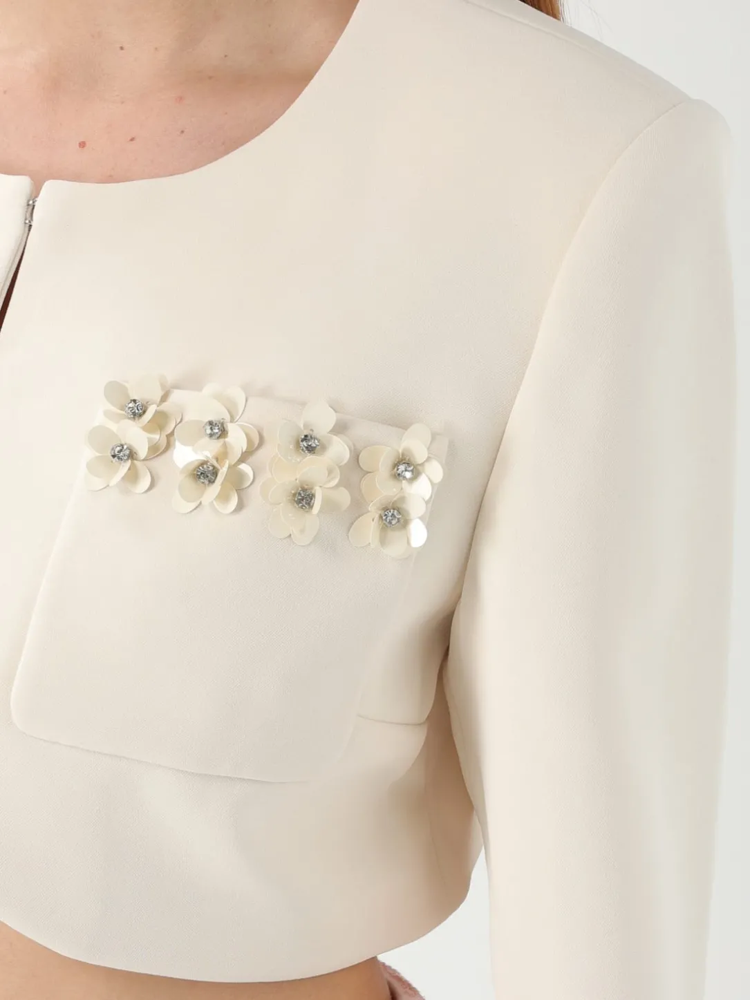 Blazer Self-Portrait in crêpe