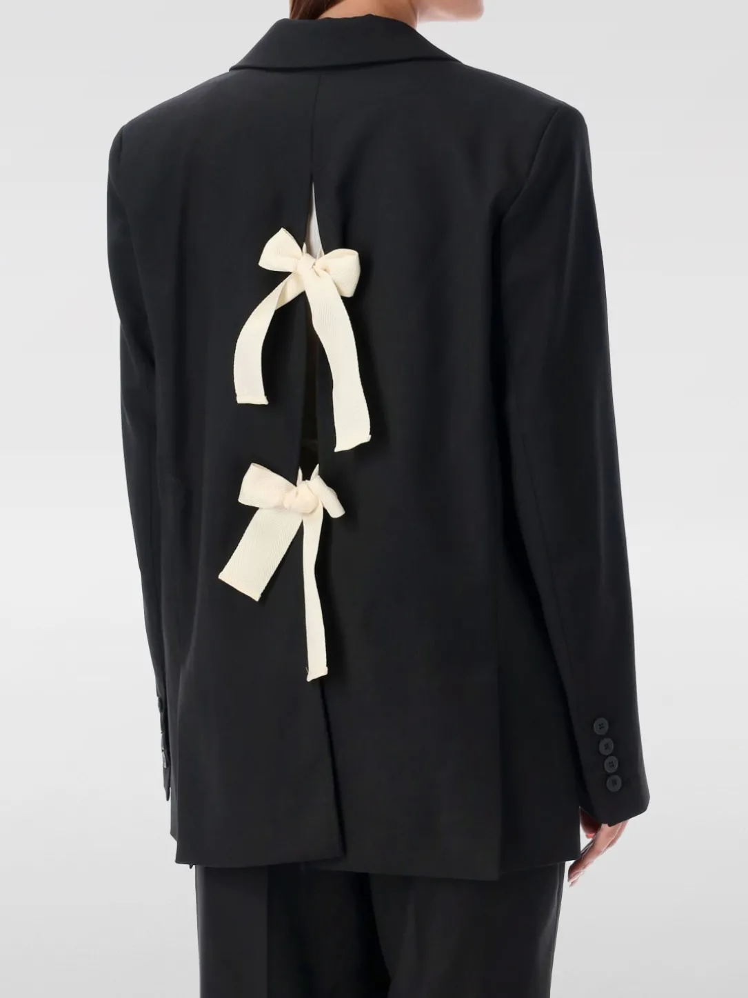 Blazer The Garment in tessuto riciclato con fiocchi