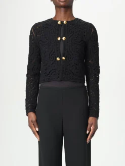 Blazer Twinset in cotone crochet