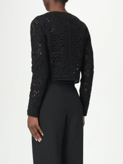 Blazer Twinset in cotone crochet