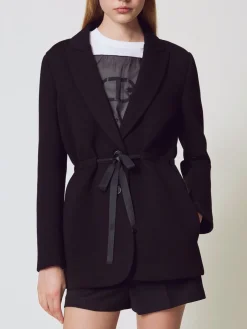 Blazer Twinset in misto viscosa