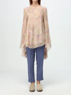 Blusa asimmetrica Etro in seta