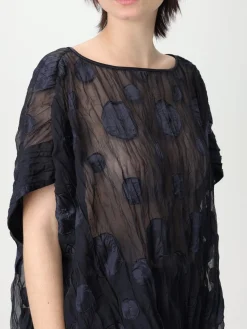 Blusa con effetto jacquard Emporio Armani