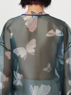 Blusa Emporio Armani in seta con stampa