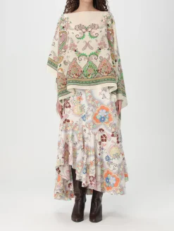 Blusa Etro in seta con stampa Paisley