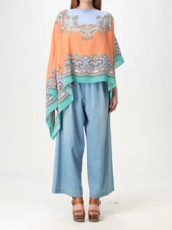 Blusa Etro in seta con stampa Paisley