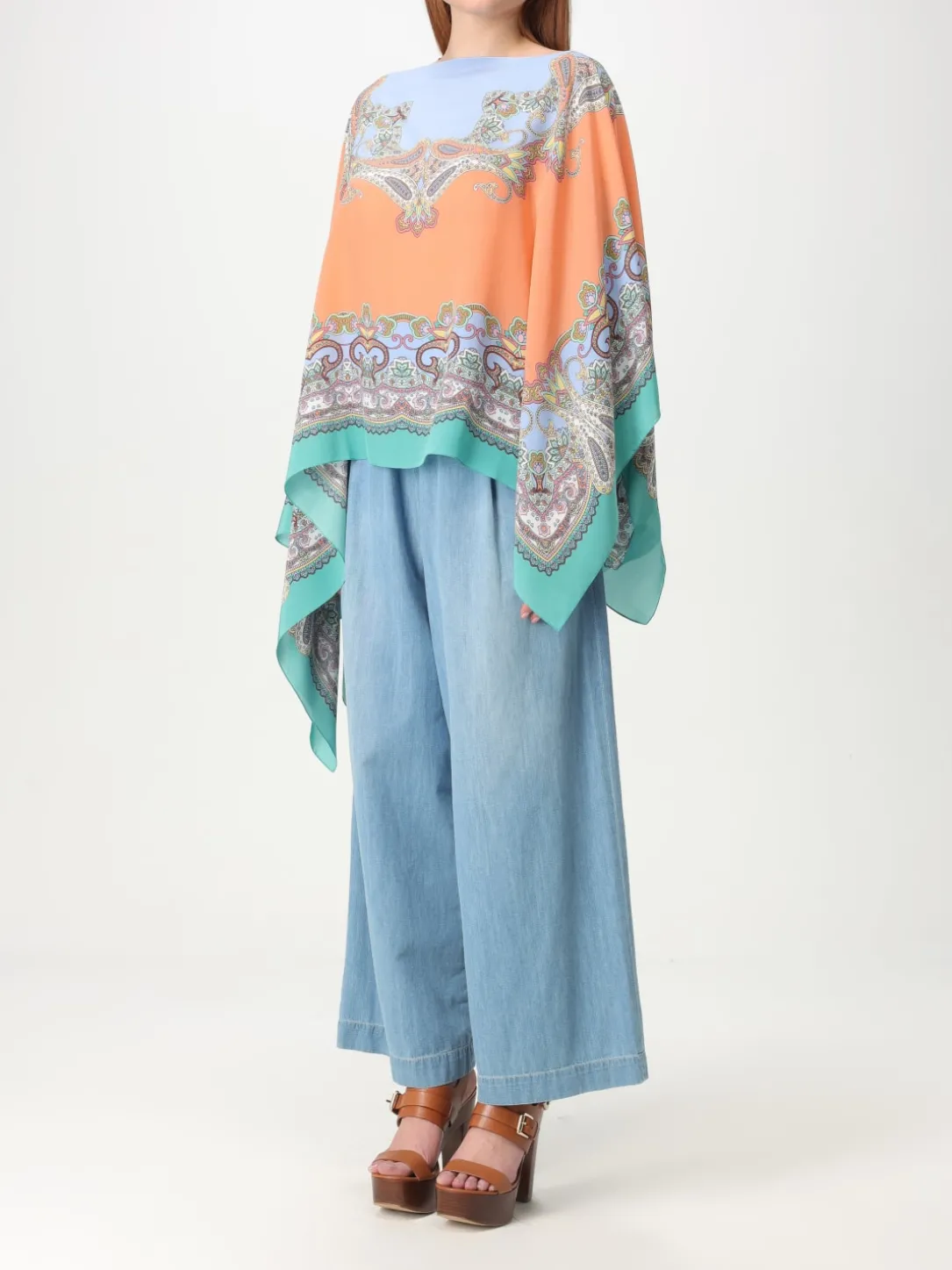 Blusa Etro in seta con stampa Paisley