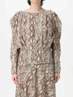 Blusa Isabel Marant in seta stampa pitone