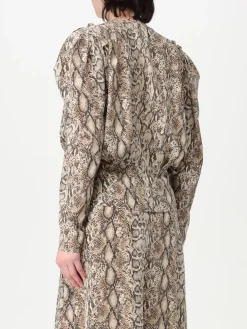 Blusa Isabel Marant in seta stampa pitone