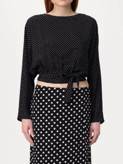 Blusa Mar De Margaritas in viscosa a pois