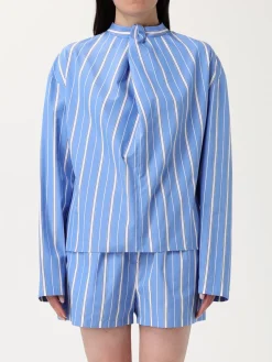 Blusa MSGM in cotone a righe