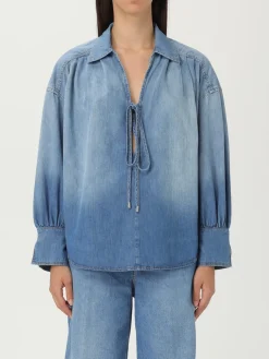 Blusa Pinko in denim